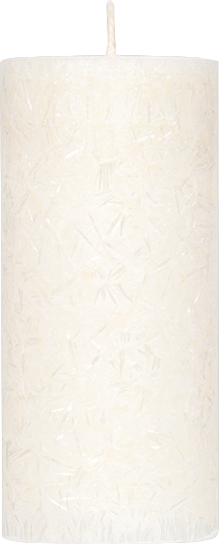 Produktbild zu Artikel Stearin Stumpenkerze weiß