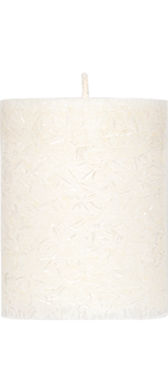 Produktbild zu Artikel Stearin Stumpenkerze weiß