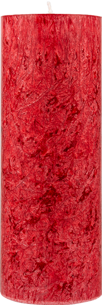 Produktbild zu Artikel Stearin Stumpenkerze dunkelrot