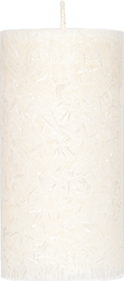 Produktbild zu Artikel Stearin Stumpenkerze weiß