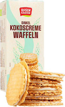 Kokoscreme Waffeln