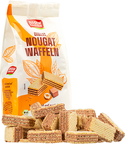 Produktbild zu Artikel Nougat Waffeln
