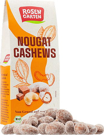 Nougat Cashews schokoliert