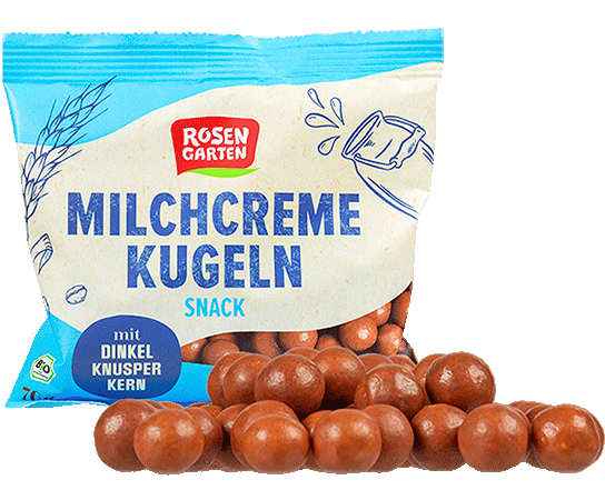Milchcreme-Kugeln