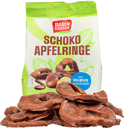 Bild: Schoko-Apfelringe 
