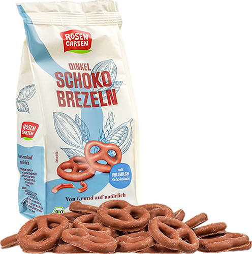 Produktbild zu Artikel Dinkel Schoko Brezeln Vollmilch