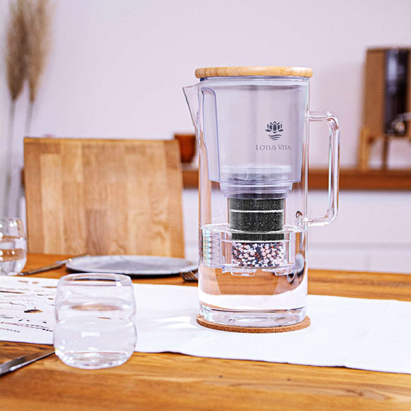 Produktbild 2 zu Artikel LOTUS VITA Wasserfilter Glaskanne KATARA anzeigen