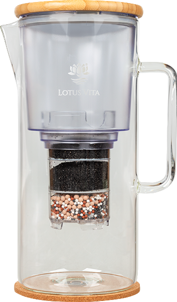 Produktbild 1 zu Artikel LOTUS VITA Wasserfilter Glaskanne KATARA anzeigen