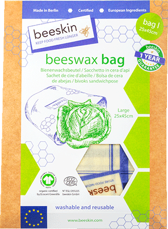 beeskin Bienenwachstuch Tüte Gr. L