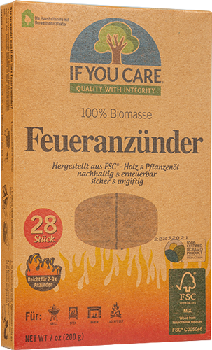 Produktbild zu Artikel Feueranzünder aus 100% Biomasse 