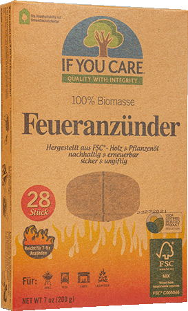 Feueranzünder aus 100% Biomasse 