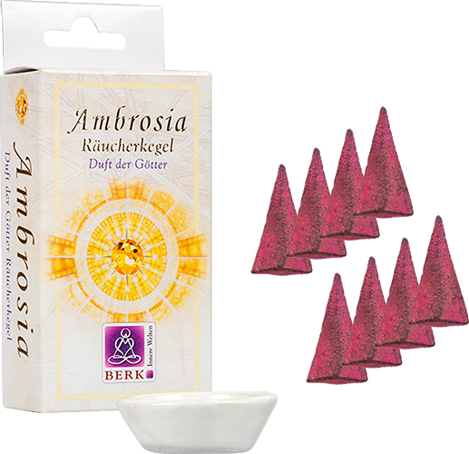Produktbild zu Artikel Räucherkegel Ambrosia - Duft der Götter