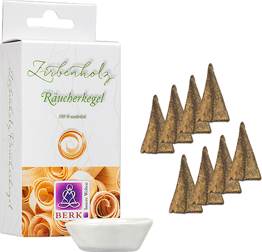 Produktbild zu Artikel Räucherkegel Zirbenholz