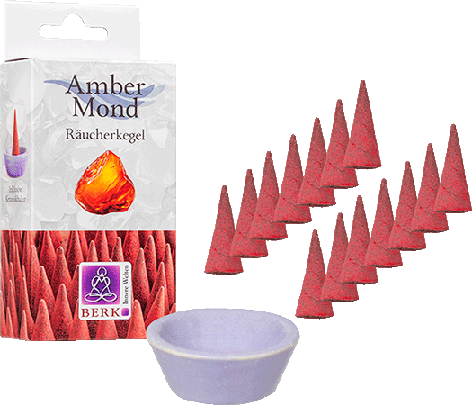 Bild: Räucherkegel Amber Mond