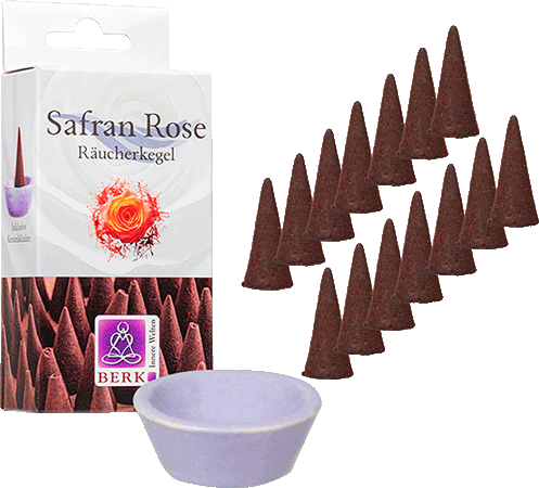 Bild: Räucherkegel Safran Rose