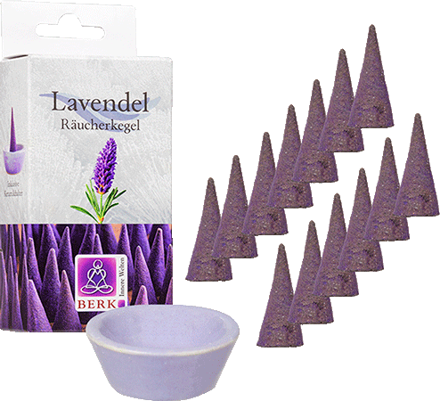 Bild: Räucherkegel Lavendel