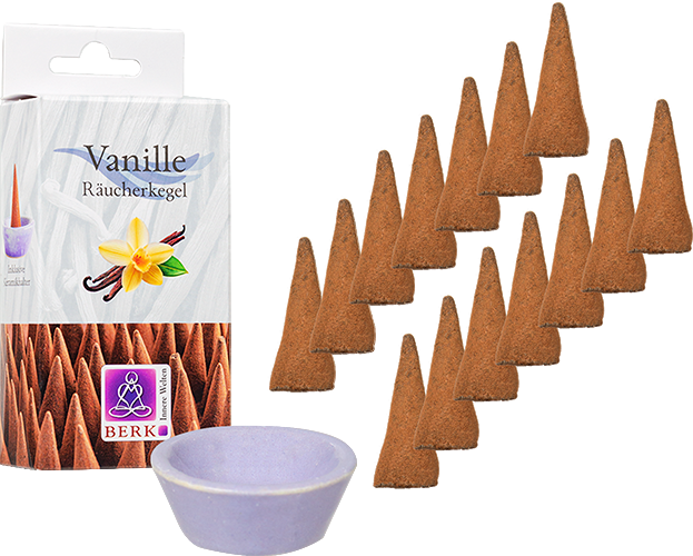 Produktbild zu Artikel Räucherkegel Vanille
