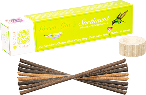 Produktbild zu Artikel Räucherstäbchen Sortiment Green Line