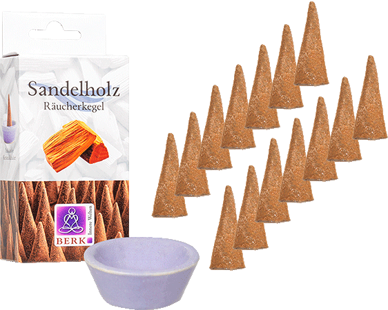 Bild: Räucherkegel Sandelholz