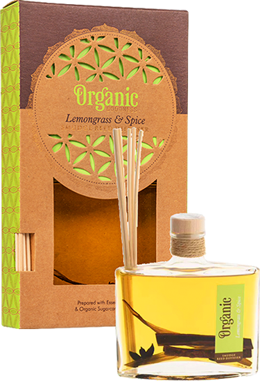 Produktbild zu Artikel Lemongras & Spice<br>Organic Reed Diffuser