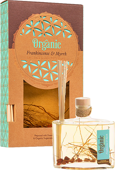 Produktbild zu Artikel Weihrauch & Myrrhe<br>Organic Reed Diffuser