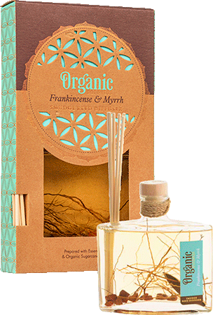 Bild: Weihrauch & Myrrhe<br>Organic Reed Diffuser