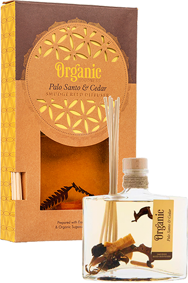 Produktbild zu Artikel Palo Santo & Zeder<br>Organic Reed Diffuser