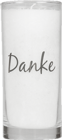 Magische Kerze Danke