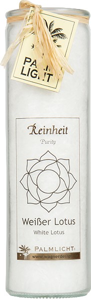 Produktbild zu Artikel Chakra Kerze weiß