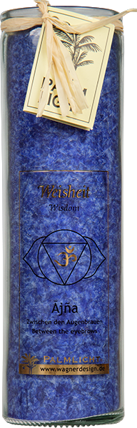 Produktbild zu Artikel Chakra Kerze indigo