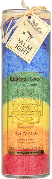 Produktbild zu Artikel Chakra Kerze multicolor