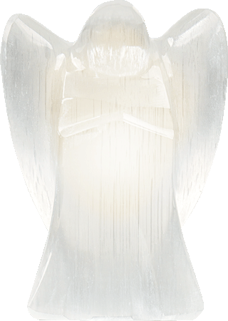 Bild: Strahlender Engel aus Selenit