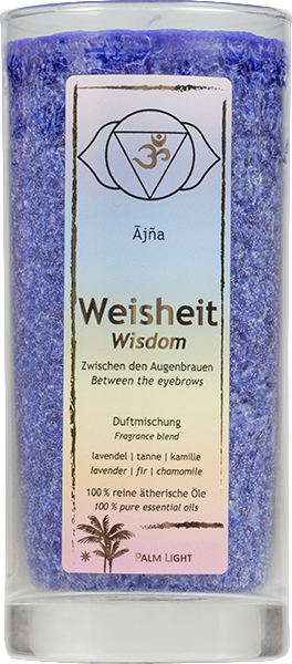 Produktbild zu Artikel Chakra Duft Kerze indigo