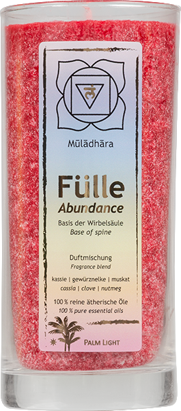 Produktbild zu Artikel Chakra Duft Kerze rot