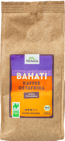 Kaffee BAHATI aus Ostafrika, ganze Bohne