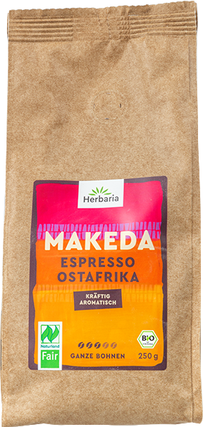 Produktbild zu Artikel Espresso Makeda aus Ostafrika, ganze Bohne