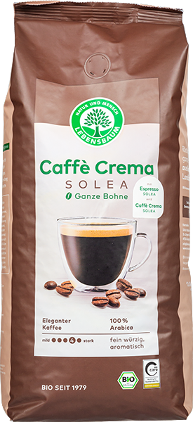 Produktbild zu Artikel SOLEA Caffè Crema, ganze Bohne 