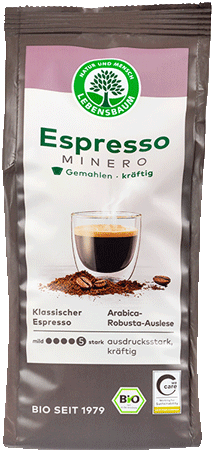 Espresso Minero, gemahlen  