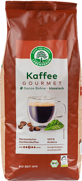 Produktbild zu Artikel Gourmet-Kaffee, ganze Bohne