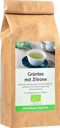 Grüntee mit Zitrone