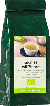 Bild: Grüntee mit Zitrone