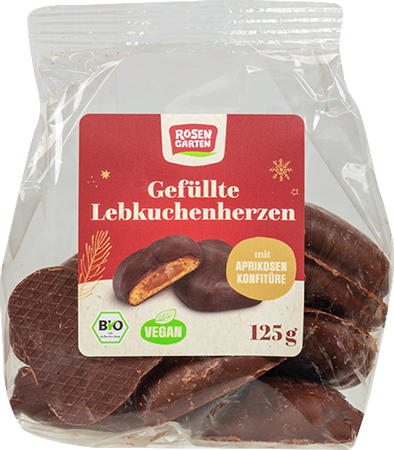 Produktbild zu Artikel Lebkuchenherzen gefüllt