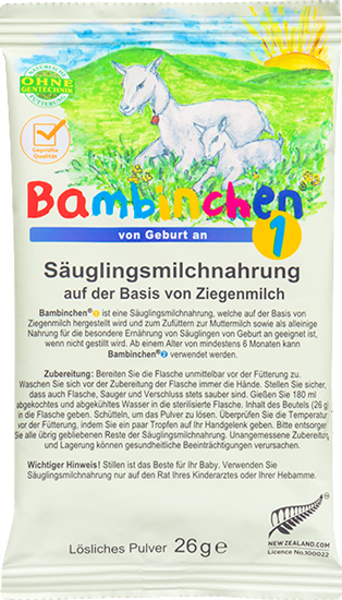 Produktbild zu Artikel Bambinchen 1 Säuglingsmilchnahrung PROBE