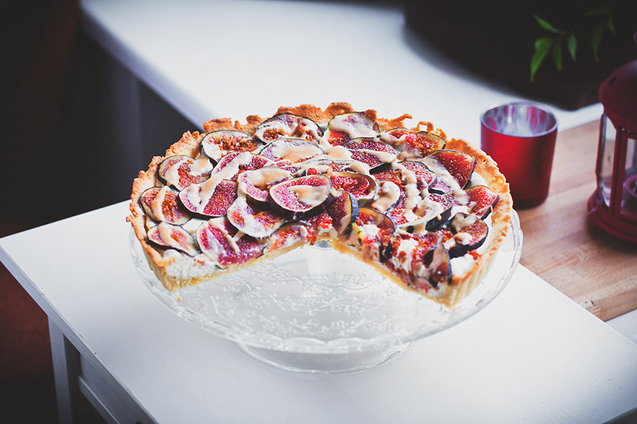 Crostata mit Feigen-Konfitüre