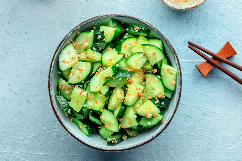 Bild: Japanisch-koreanischer Gurkensalat