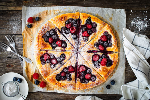 Riegel, Gebäck und Kuchen