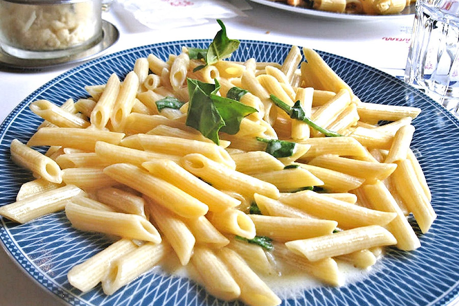 Penne mit Paranuss-Sauce