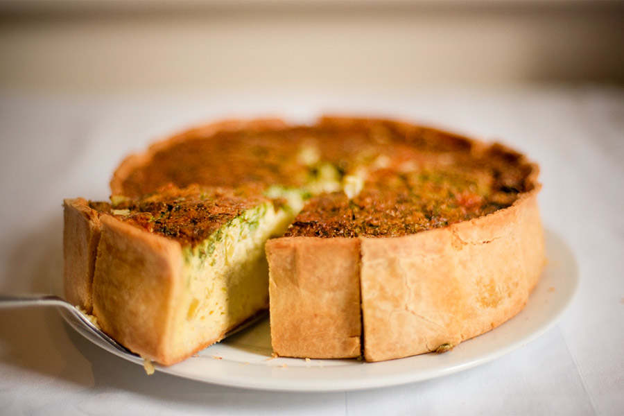 Zucchini-Reis Torte