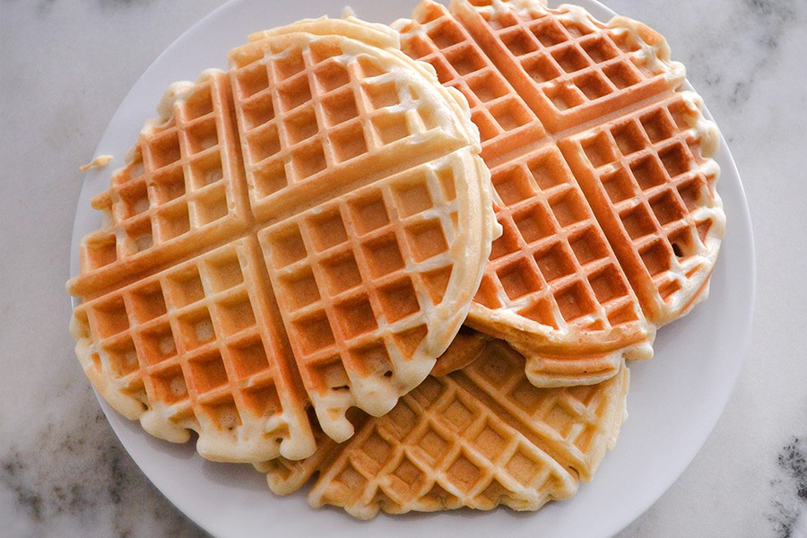 Herzhafte Waffeln - vegetarisch